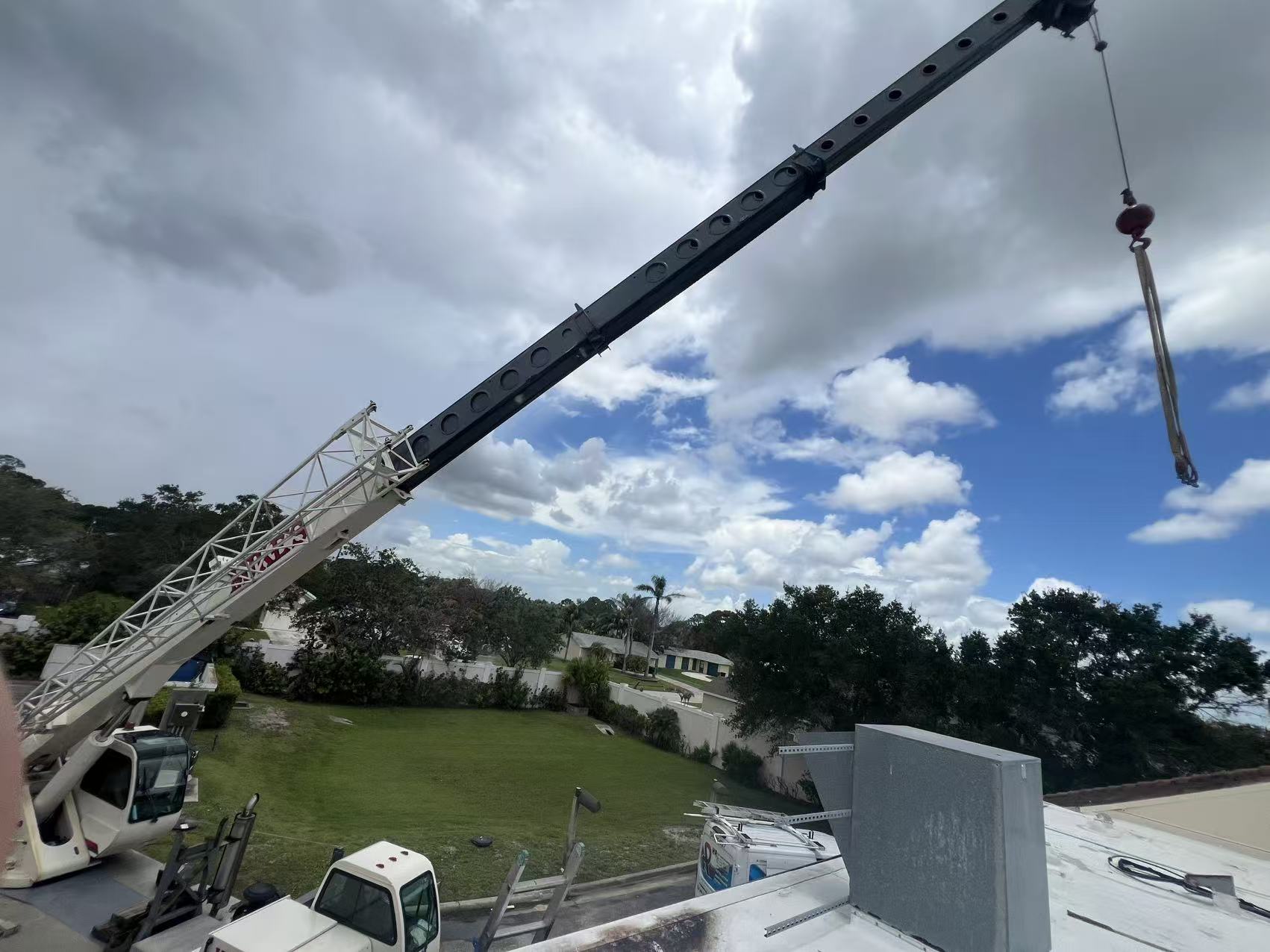 Commercial Crane Setup