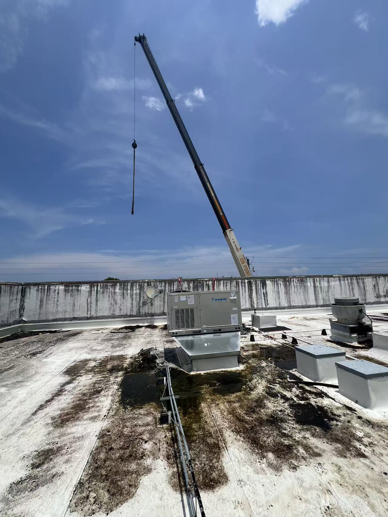 Completed Commercial Rooftop Unit